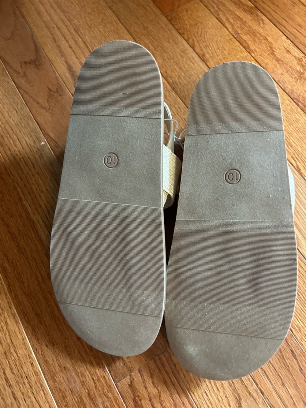 Universal Thread Braided Slingback Sandal in Cream and Tan - Picture 4 of 4